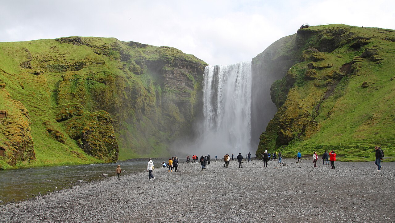La cascata di Skógafoss